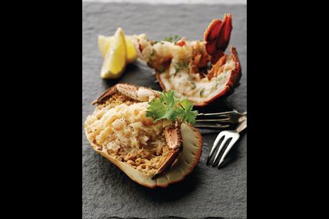 Asda’s Christmas offer includes canapés of dressed crab and lobster tails, selling for £5 and £4 respectively.